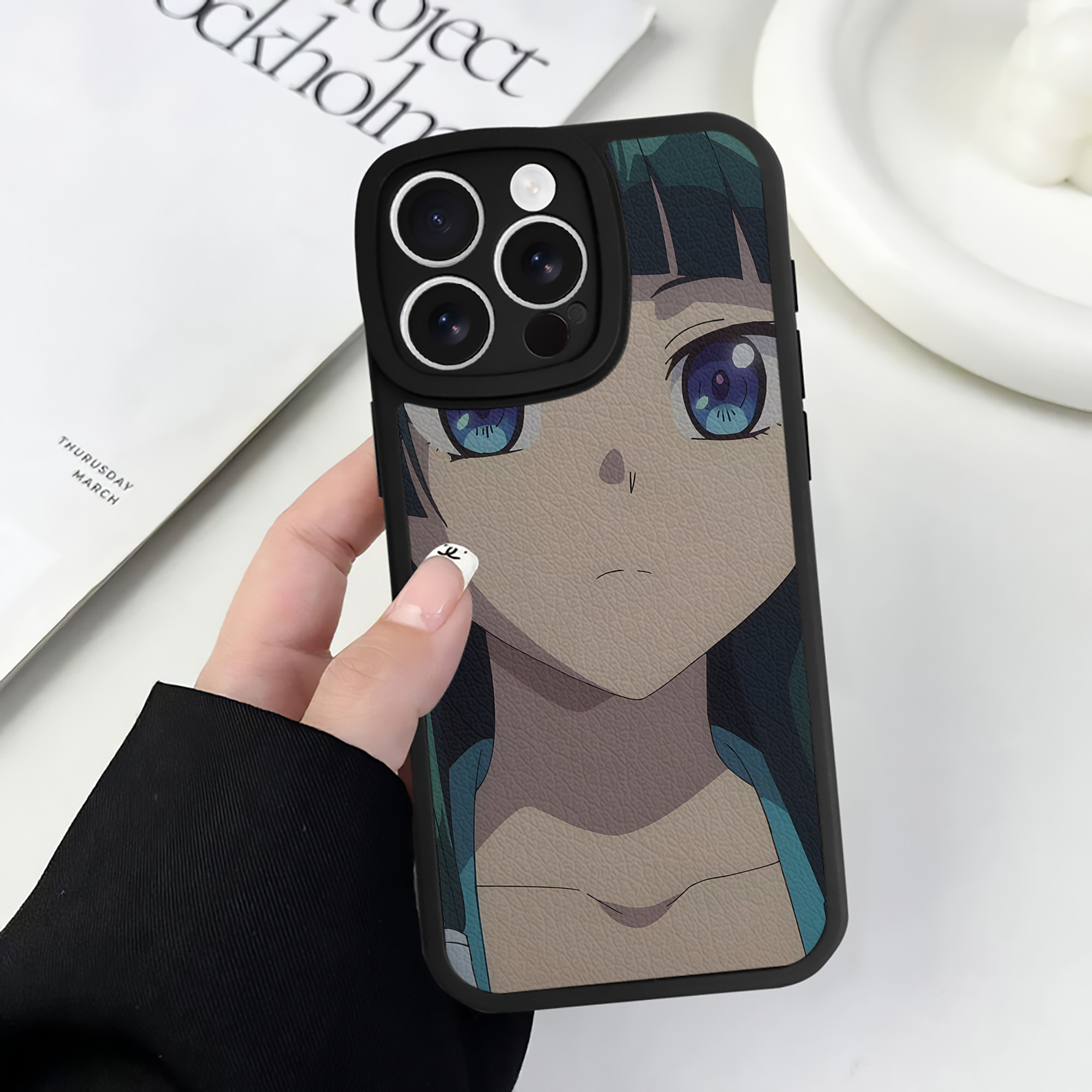 薬屋のひとりごと The Apothecary Diaries 【iPhone 16シリーズ対応】シリコンスマホケース（レザー調） 材質：シリコン